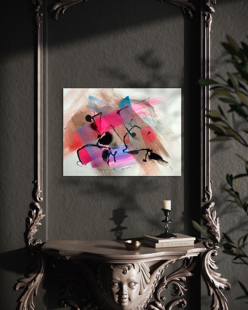 Dancing brush # 3 (Square)